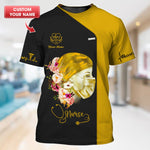 Blisscorners Personalized Nurse Shirt - Floral Compassion and Care