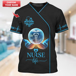 Blisscorners Personalized Nurse Shirt, Nurse Life Shirt