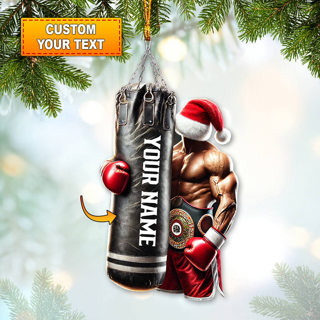 Blisscorners Custom Ornament, Christmas Boxing Ornament, Christmas Decor2D Flat LM2211