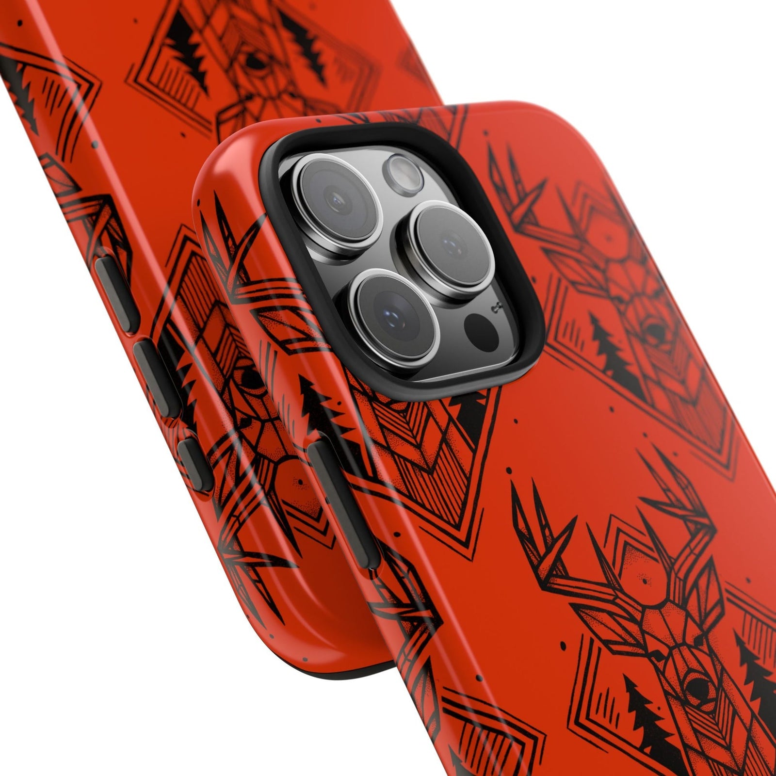 Blisscorners 8 Point Buck Pattern Full Wrap Phone Case LM0812