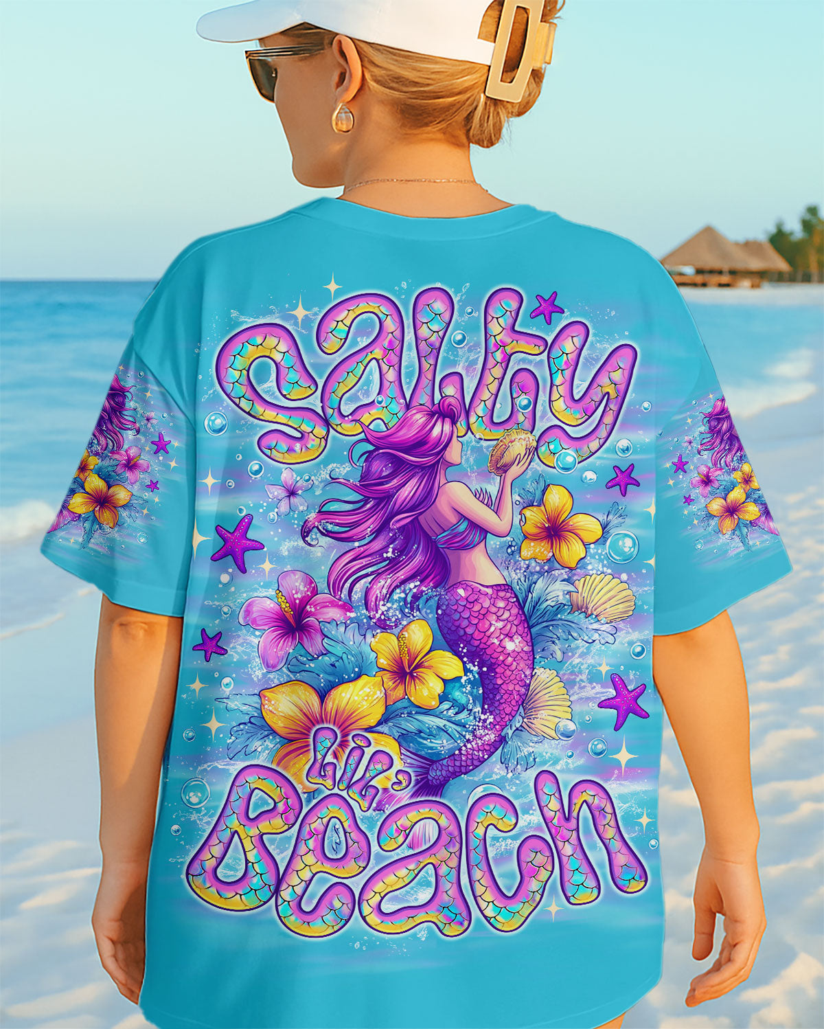 BLISSCORNERS SALTY LIL' BEACH MERMAID ALL OVER PRINT
