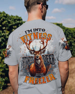 BLISSCORNERS I'M INTO FITNESS FIT'NESS DEER IN MY FREEZER ALL OVER PRINT
