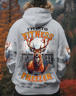 BLISSCORNERS I'M INTO FITNESS FIT'NESS DEER IN MY FREEZER ALL OVER PRINT