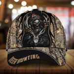 Blisscorners Cool Skull Deer Hunting Personalized Cap