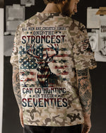 BLISSCORNERS GO HUNTING IN THEIR SEVENTIES DEER ALL OVER PRINT