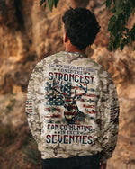 BLISSCORNERS GO HUNTING IN THEIR SEVENTIES DEER ALL OVER PRINT