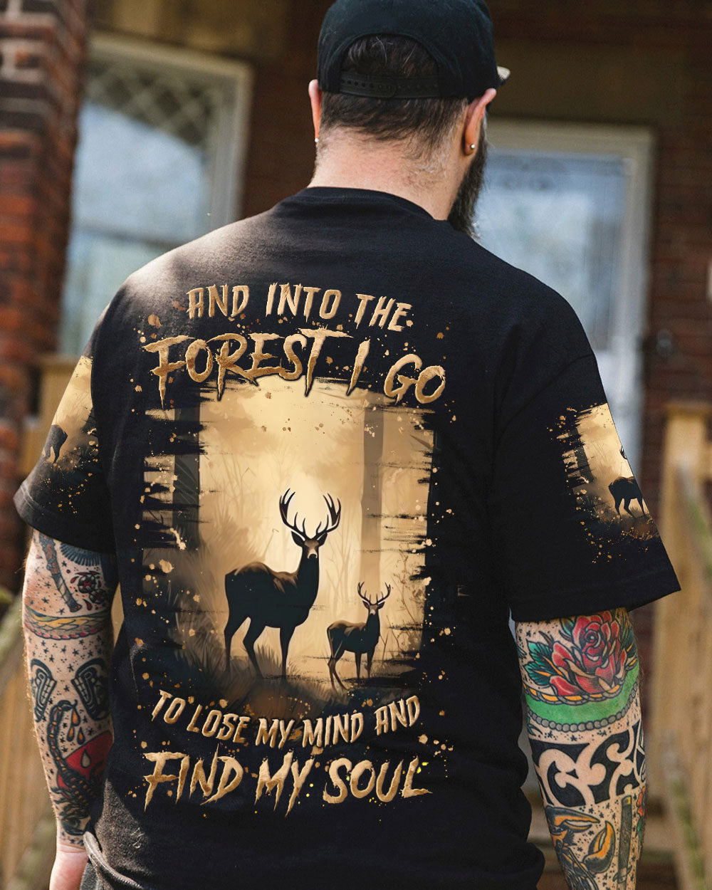 BLISSCORNERS AND INTO THE FOREST I GO ALL OVER PRINT