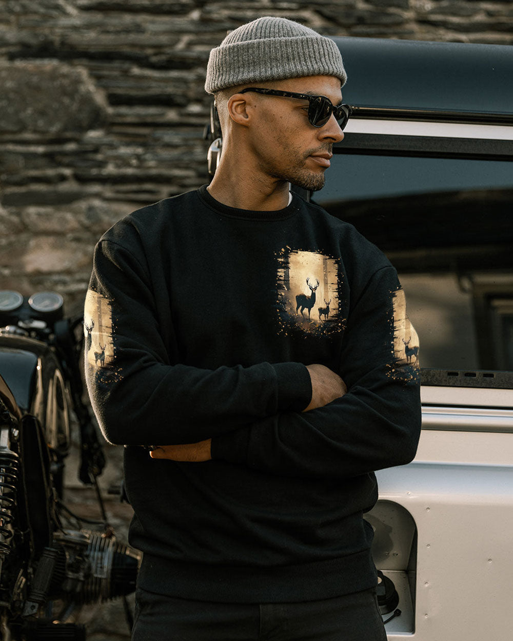 BLISSCORNERS AND INTO THE FOREST I GO ALL OVER PRINT