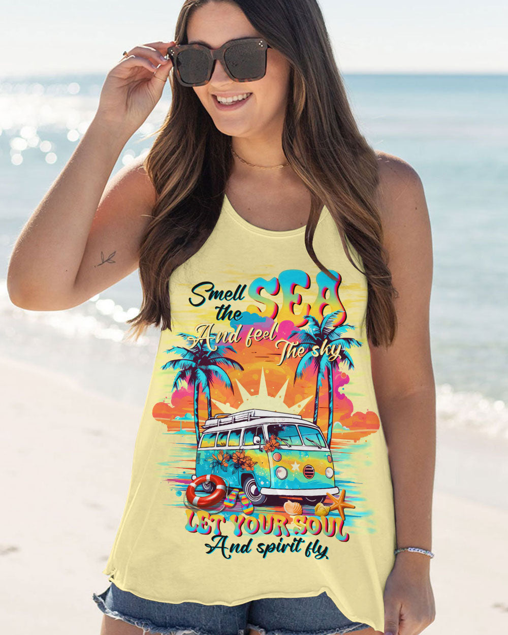 BLISSCORNERS SMELL THE SEA AND FEEL THE SKY ALL OVER PRINT