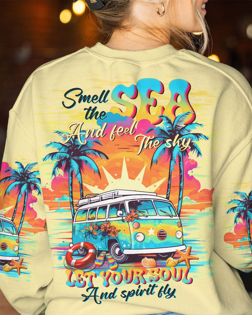 BLISSCORNERS SMELL THE SEA AND FEEL THE SKY ALL OVER PRINT