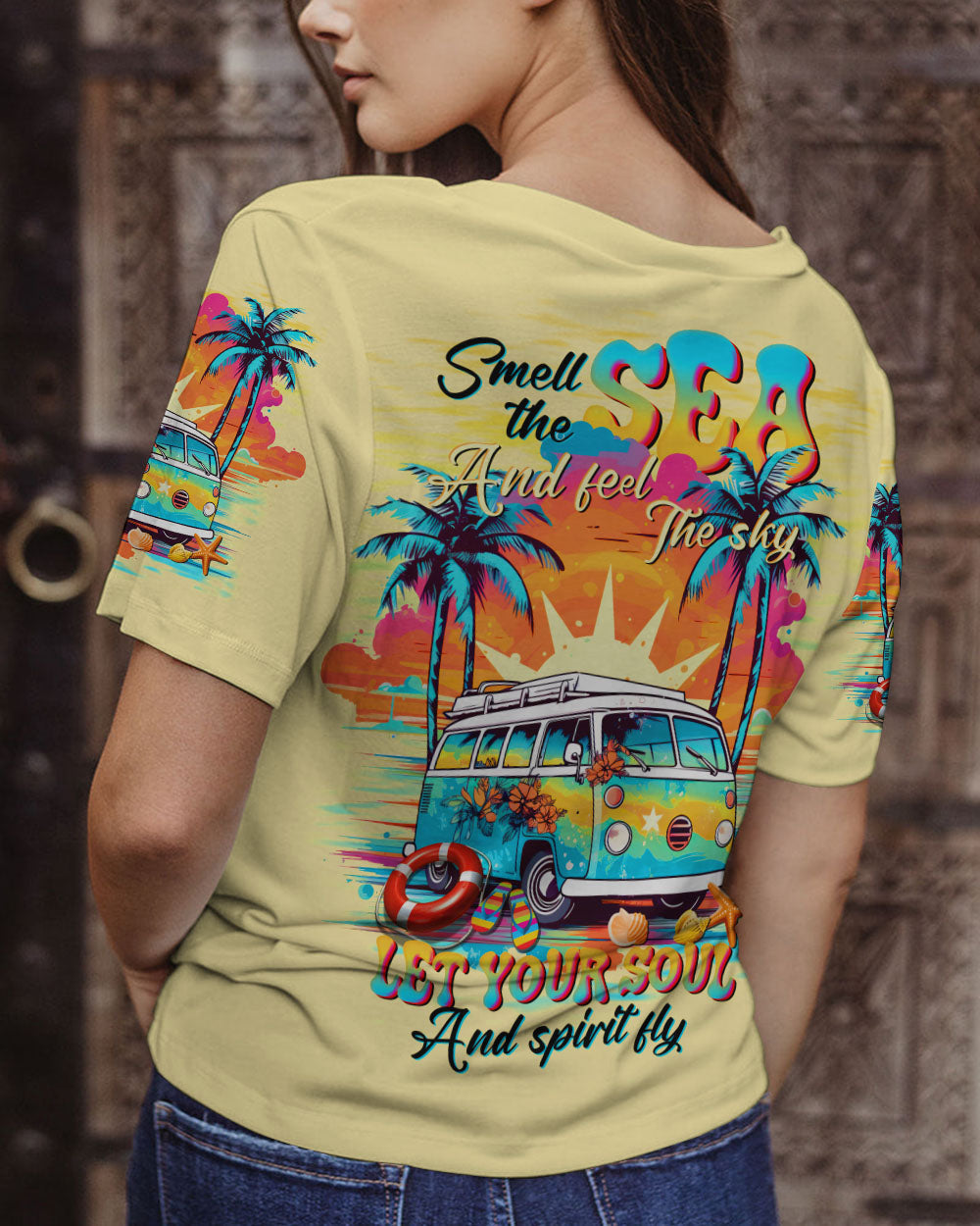 BLISSCORNERS SMELL THE SEA AND FEEL THE SKY ALL OVER PRINT