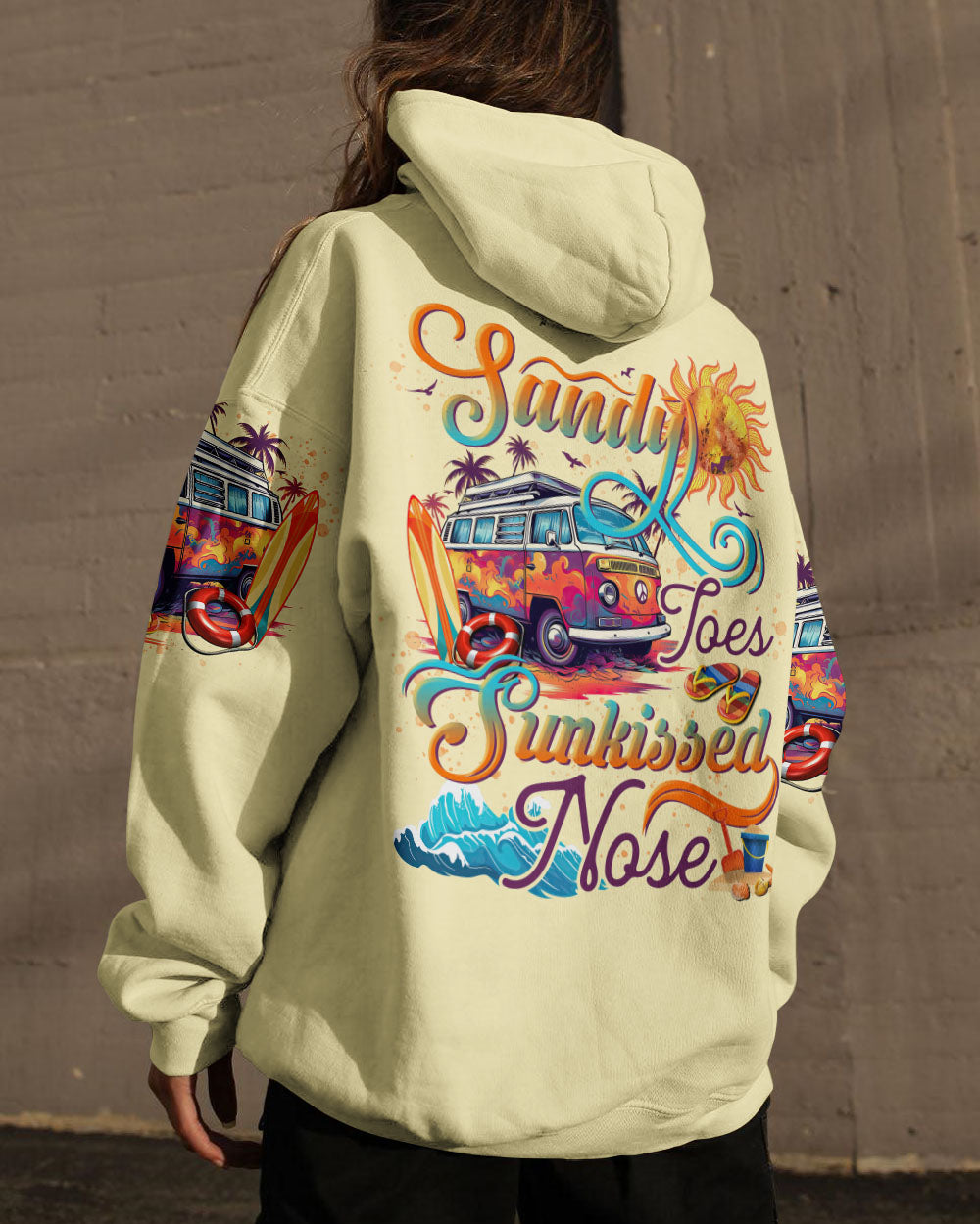 BLISSCORNERS SANDY TOES SUNKISSED NOSE ALL OVER PRINT