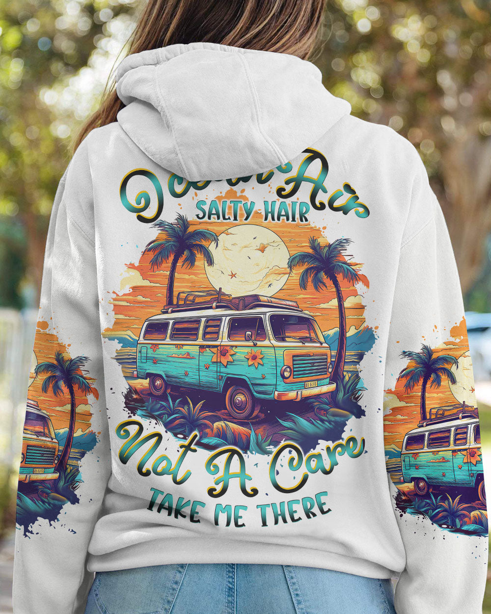 BLISSCORNERS OCEAN AIR SALTY HAIR ALL OVER PRINT