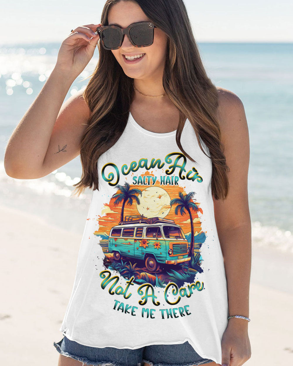 BLISSCORNERS OCEAN AIR SALTY HAIR ALL OVER PRINT