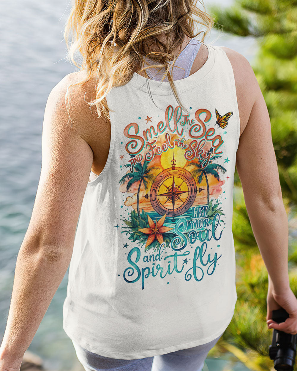 BLISSCORNERS SMELL THE SEA AND FEEL THE SKY ALL OVER PRINT