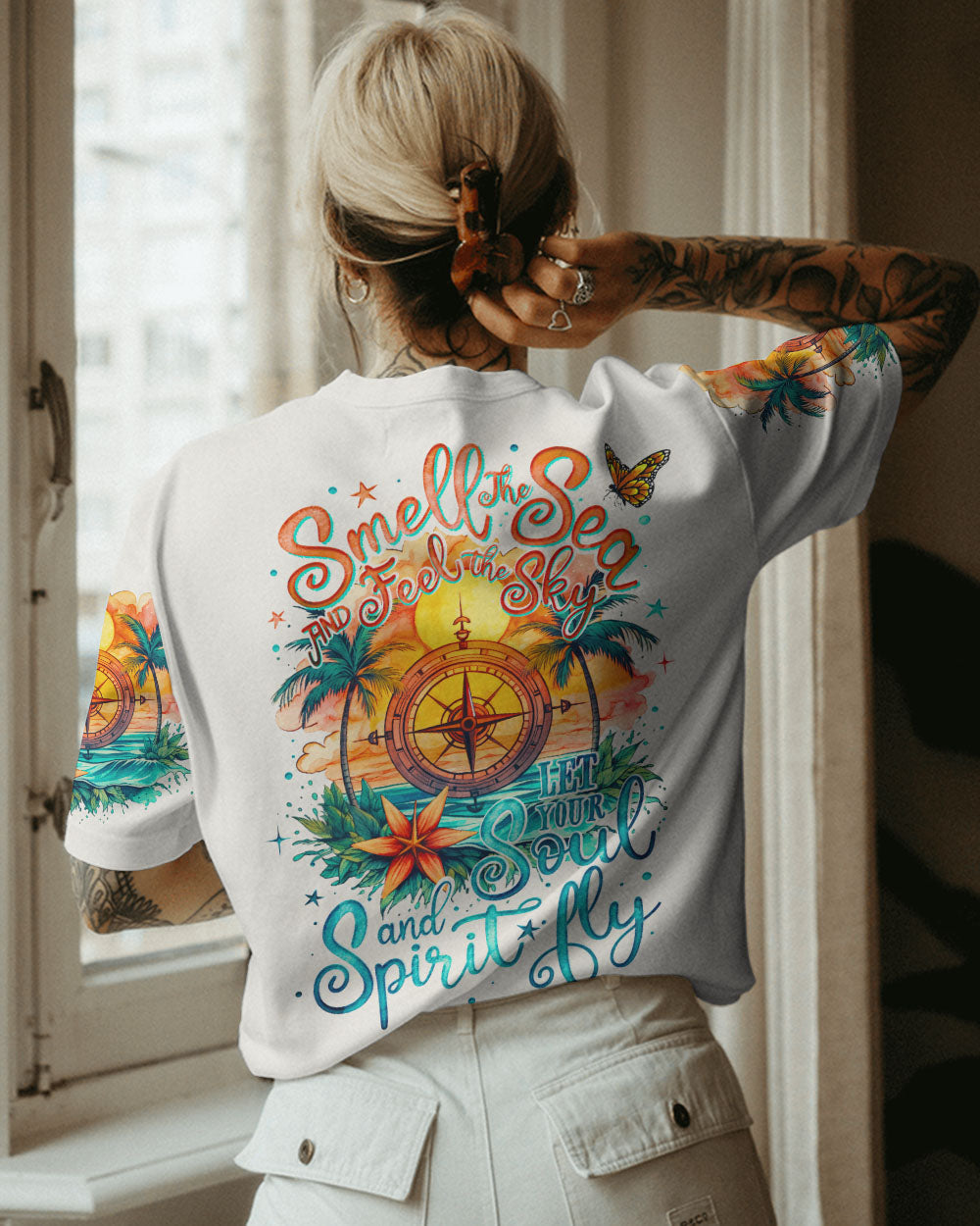 BLISSCORNERS SMELL THE SEA AND FEEL THE SKY ALL OVER PRINT