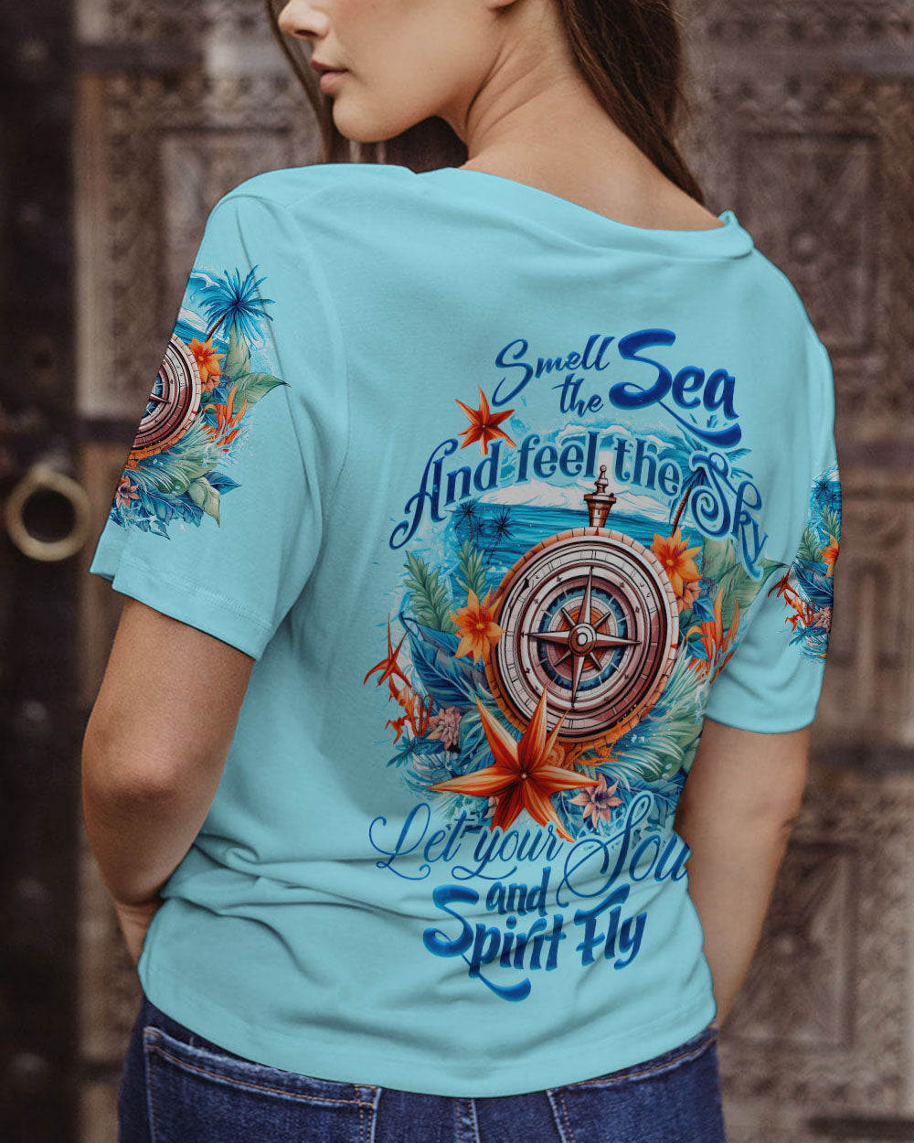 BLISSCORNERS SMELL THE SEA AND FEEL THE SKY ALL OVER PRINT