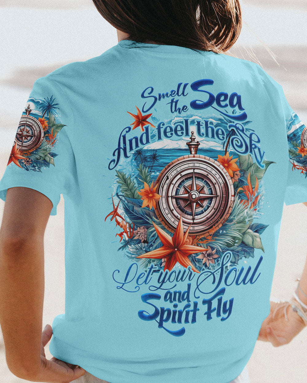 BLISSCORNERS SMELL THE SEA AND FEEL THE SKY ALL OVER PRINT