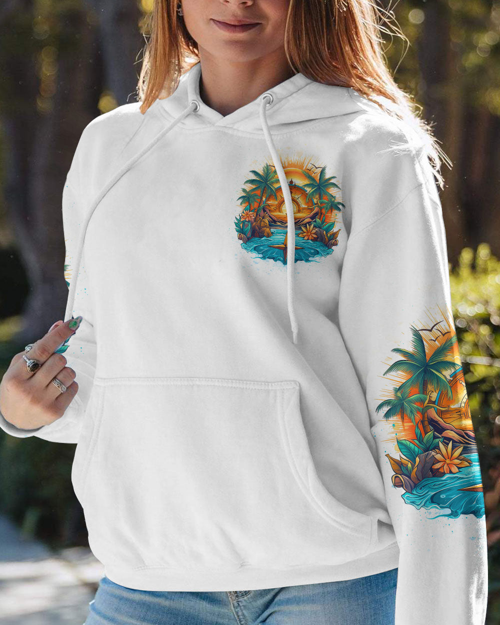 BLISSCORNERS SMELL THE SEA FEEL THE BREEZE ALL OVER PRINT