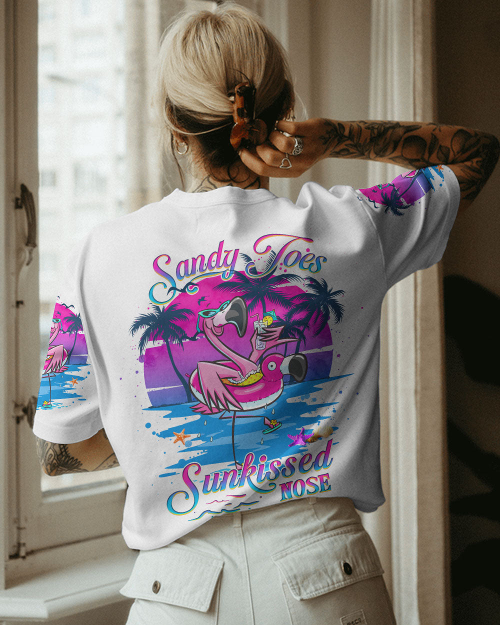 BLISSCORNERS SANDY TOES SUNKISSED NOSE ALL OVER PRINT