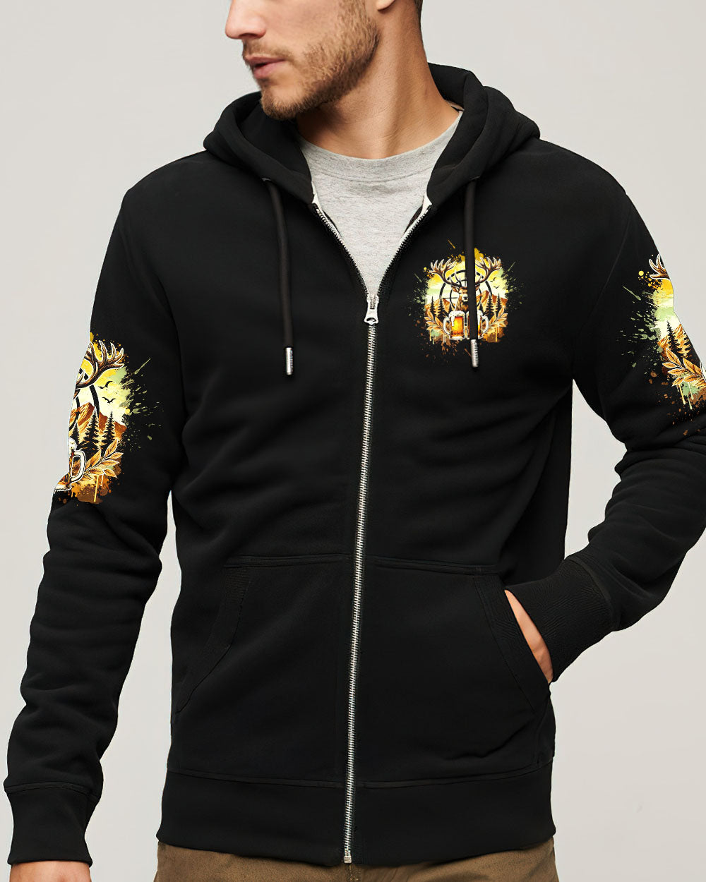 BLISSCORNERS WE SHOOT DEER AND THEN DRINK BEER ALL OVER PRINT