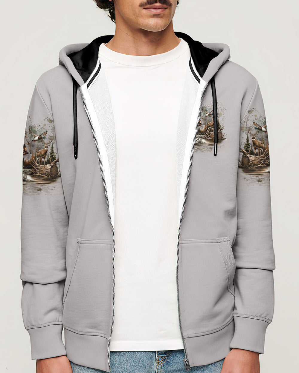 BLISSCORNERS THE CLOSER I GET TO NATURE HUNTING FISHING ALL OVER PRINT