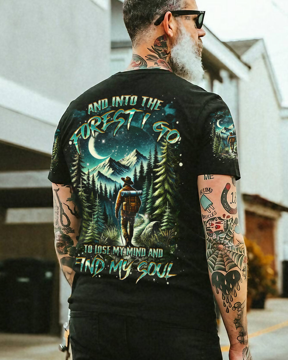 BLISSCORNERS AND INTO THE FOREST I GO ALL OVER PRINT