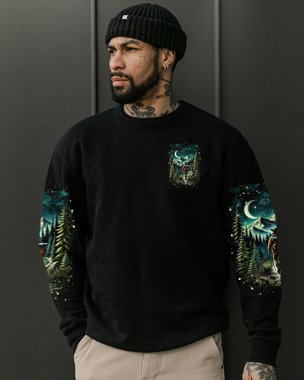 BLISSCORNERS AND INTO THE FOREST I GO ALL OVER PRINT