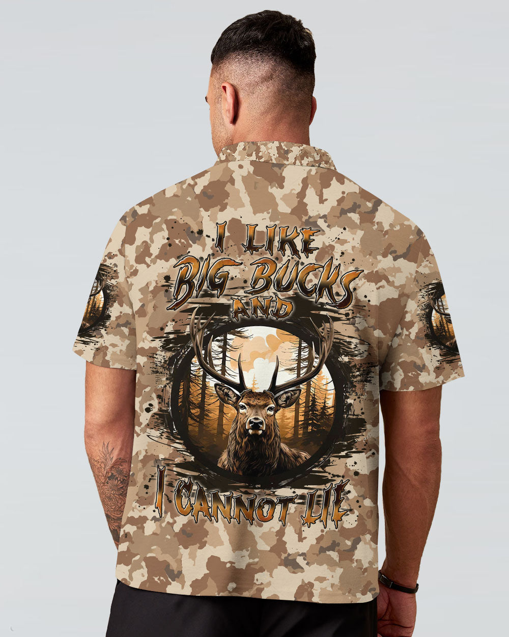 BLISSCORNERS I LIKE BIG BUCKS DEER HUNTING ALL OVER PRINT