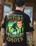 BLISSCORNERS (HOT DEAL) THE CLOSER I GET TO NATURE BIGFOOTALL OVER PRINT