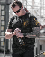 BLISSCORNERS (HOT DEAL) BUCK AROUND AND FIND OUT DEER HUNTING ALL OVER PRINT