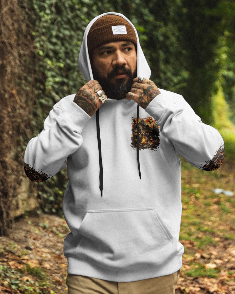 BLISSCORNERS (HOT DEAL) I PARTY WITH SASQUATCH BIGFOOT ALL OVER PRINT