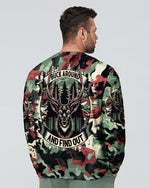 BLISSCORNERS BUCK AROUND AND FIND OUT DEER HUNTING ALL OVER PRINT