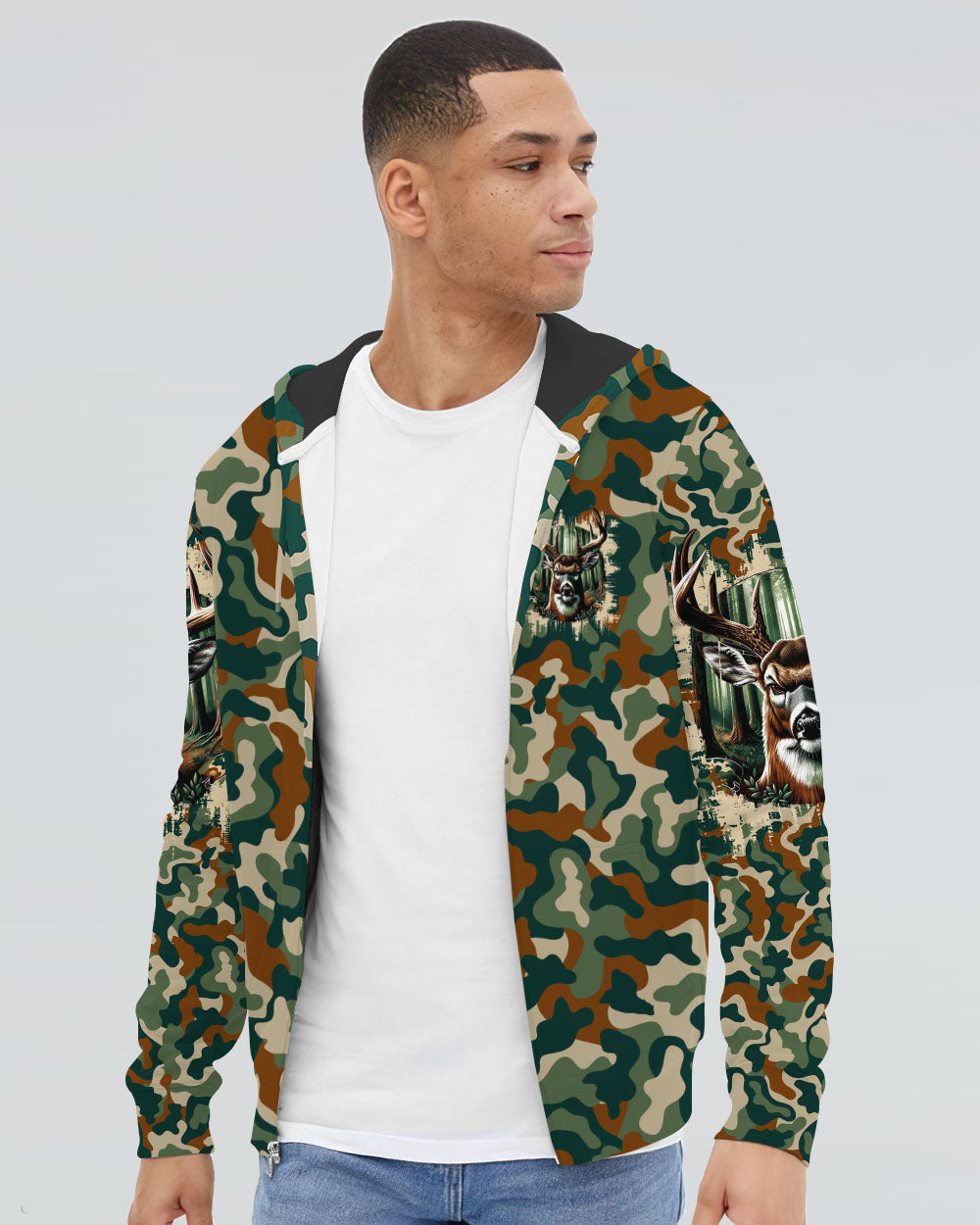 BLISSCORNERS BEST BUCKIN' DAD EVER DEER HUNTING ALL OVER PRINT