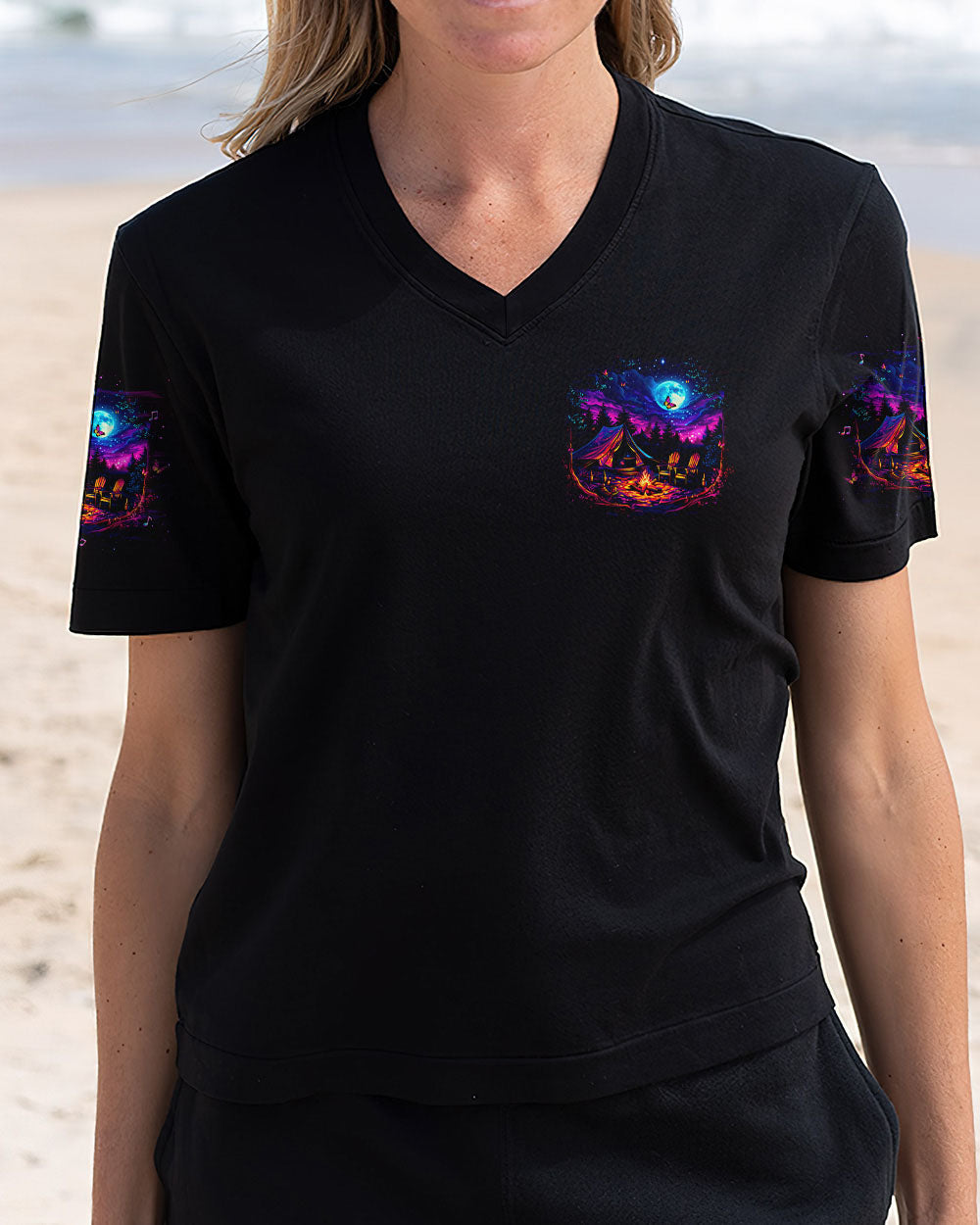 BLISSCORNERS NO CITY LIGHTS JUST CAMPFIRE NIGHTS ALL OVER PRINT