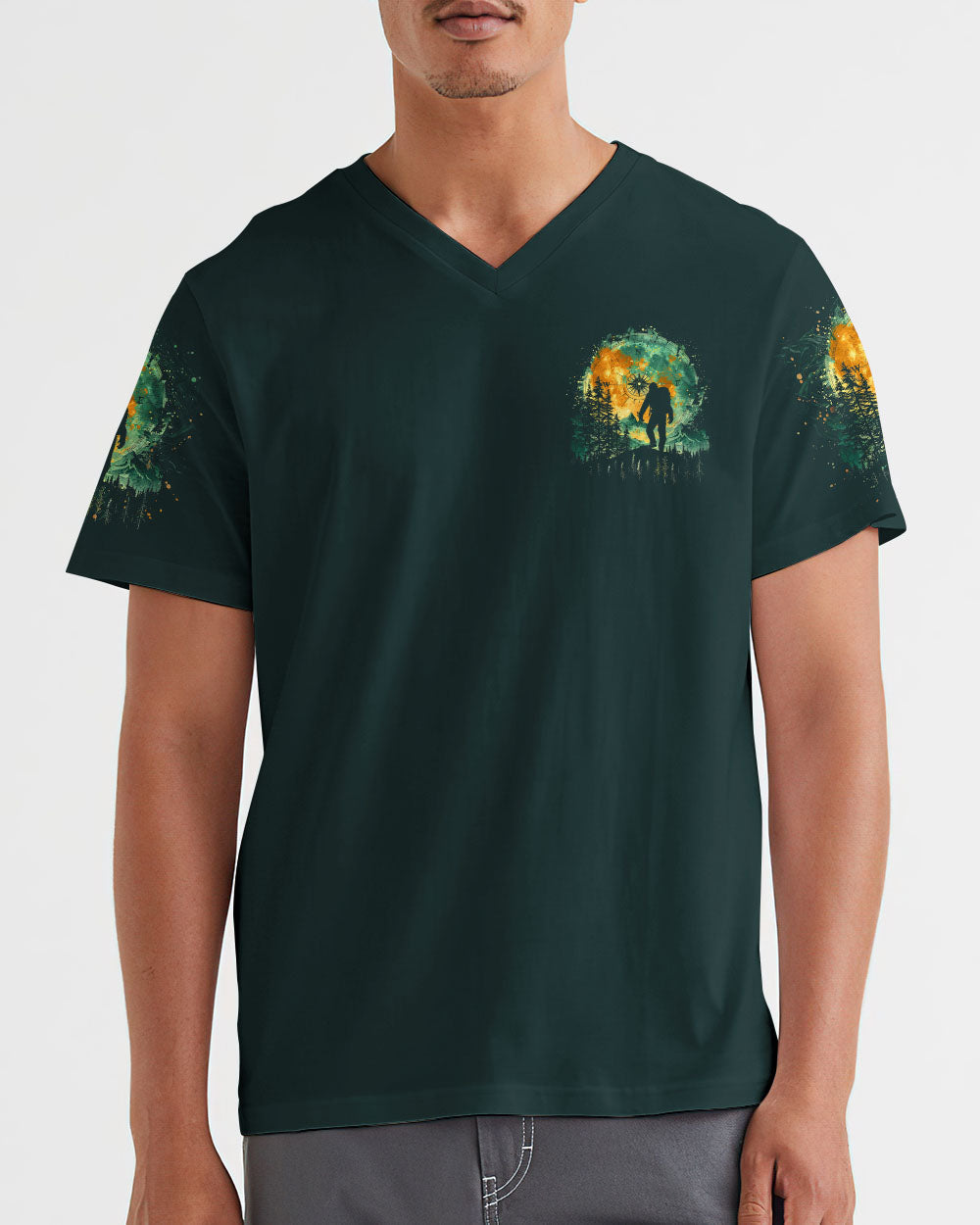 BLISSCORNERS AND INTO THE FOREST I GO BIGFOOT ALL OVER PRINT