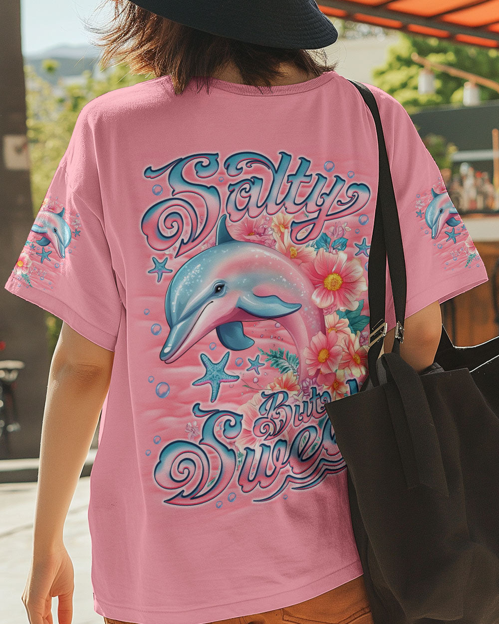 BLISSCORNERS SALTY BUT SWEET DOLPHIN ALL OVER PRINT
