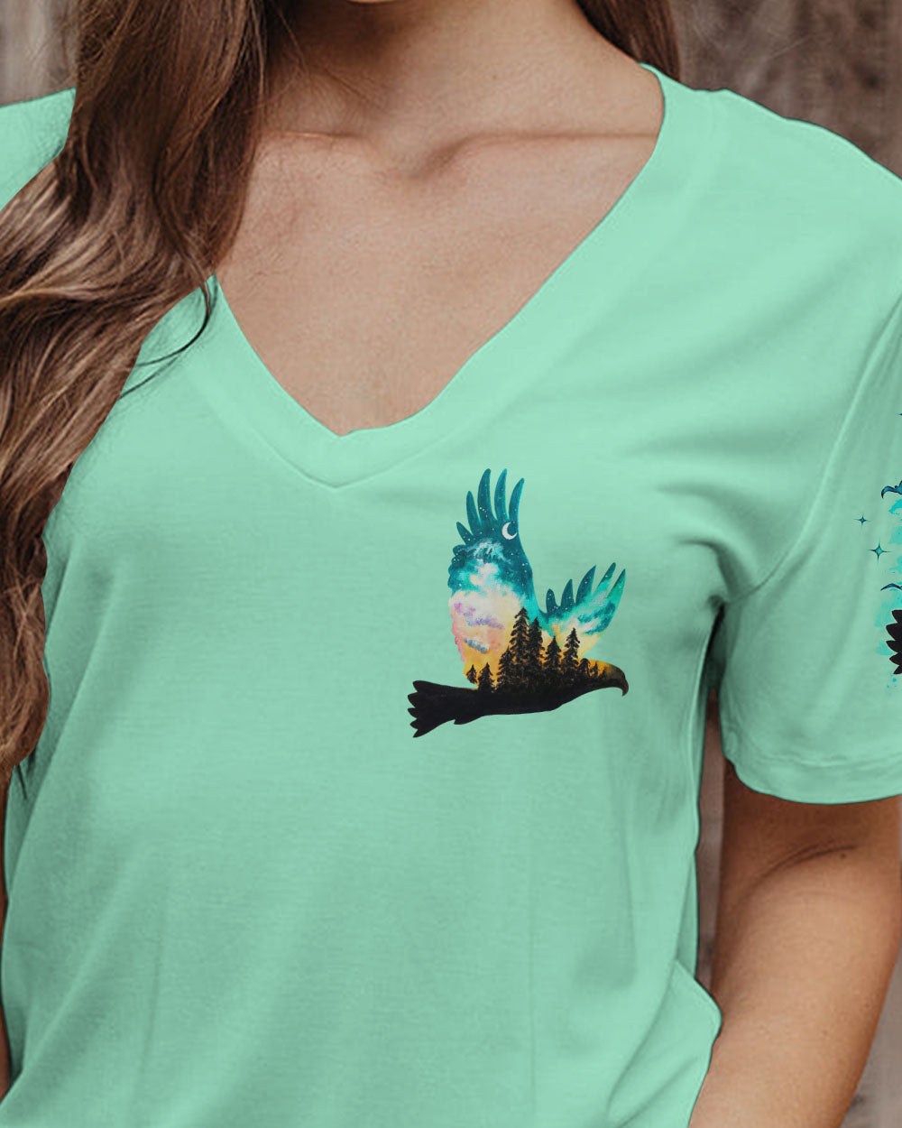 BLISSCORNERS AND INTO THE FOREST I GO EAGLE ALL OVER PRINT