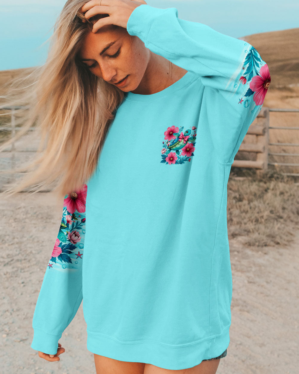 BLISSCORNERS SALTY BUT SWEET TURTLE ALL OVER PRINT