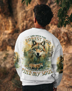 BLISSCORNERS AND INTO THE FOREST I GO WOLF ALL OVER PRINT