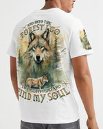 BLISSCORNERS AND INTO THE FOREST I GO WOLF ALL OVER PRINT