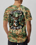 BLISSCORNERS BUCK AROUND AND FIND OUT DEER HUNTING ALL OVER PRINT