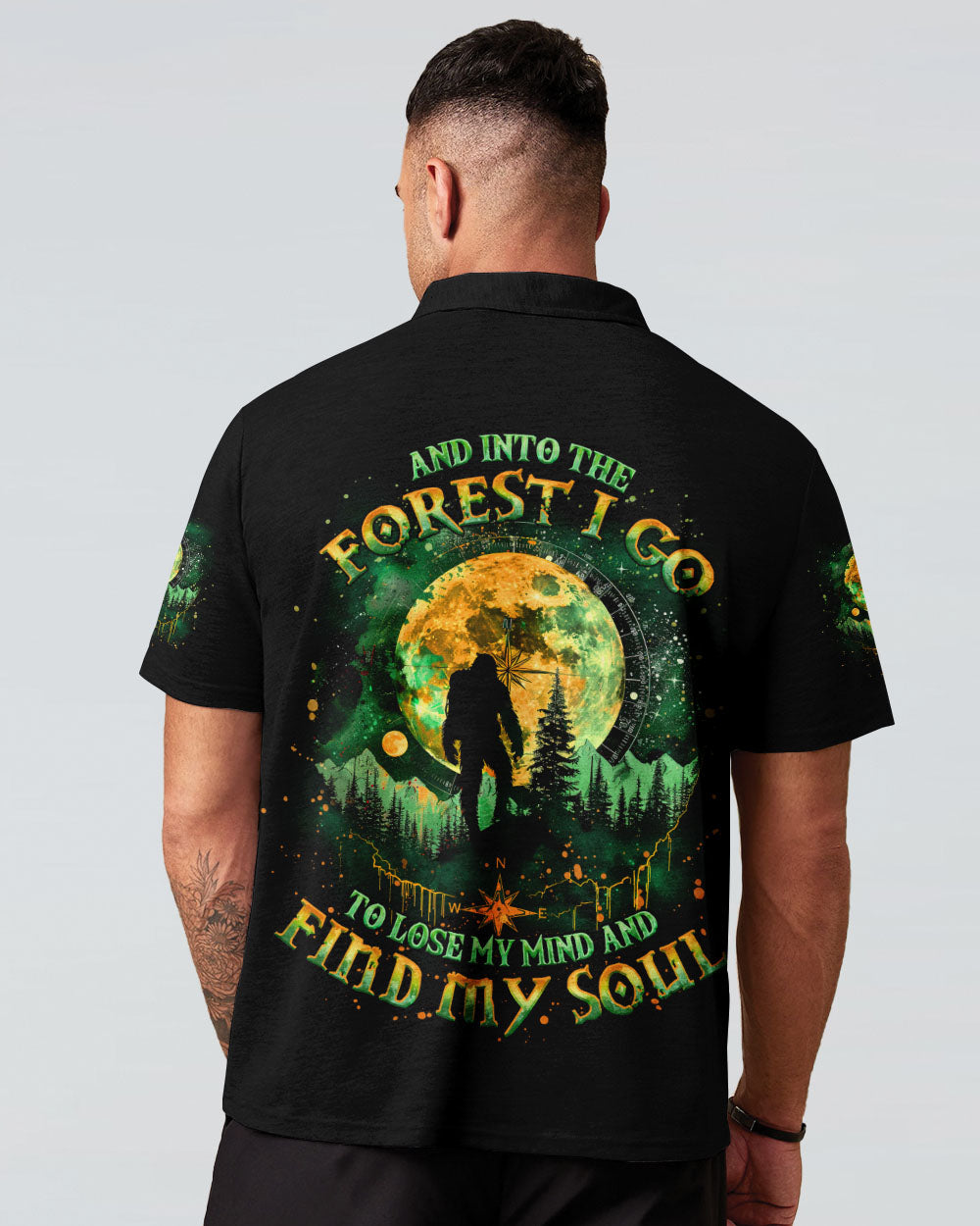 BLISSCORNERS AND INTO THE FOREST I GO BIGFOOT ALL OVER PRINT