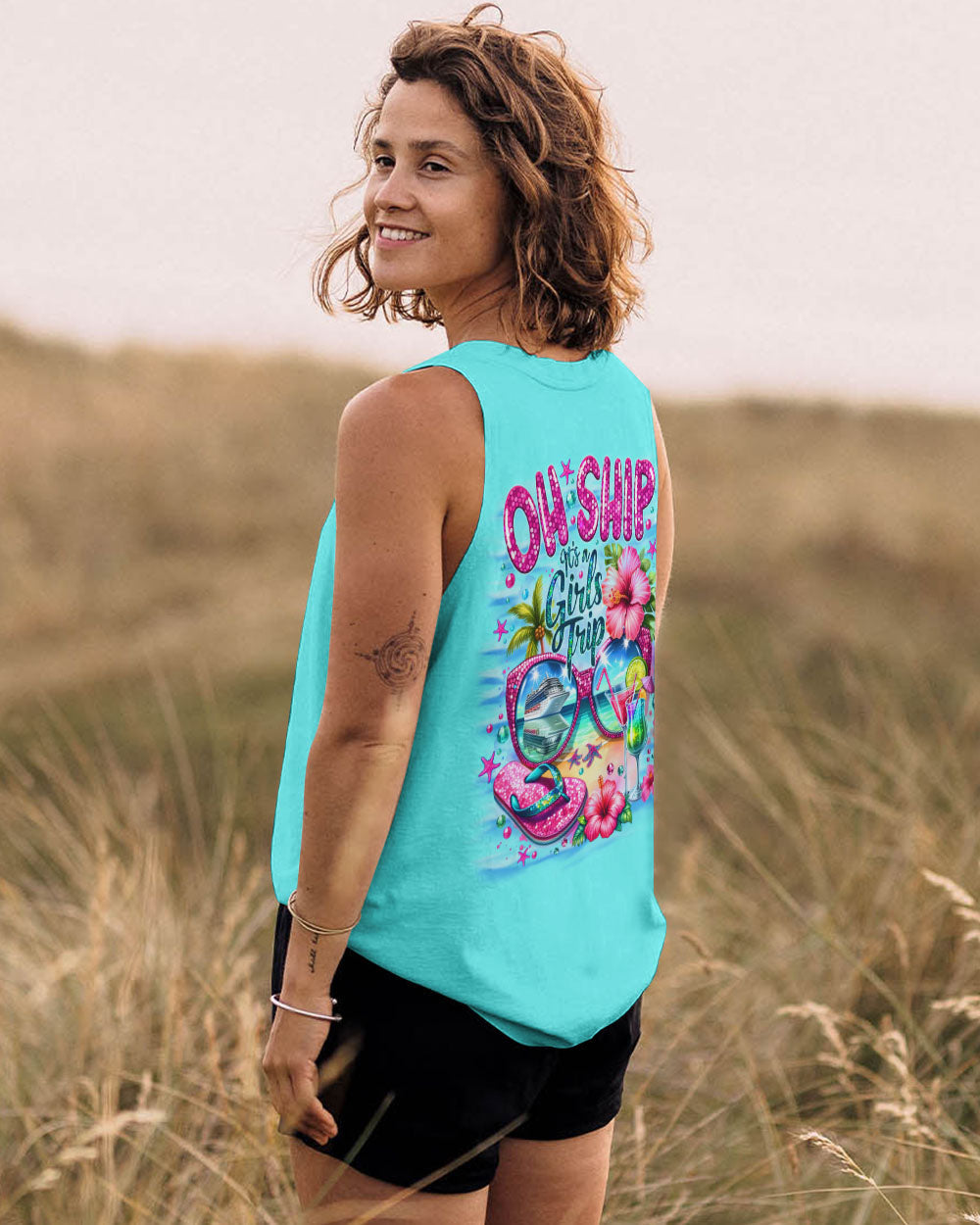 BLISSCORNERS OH SHIP IT'S A GIRLS TRIP CRUISE ALL OVER PRINT