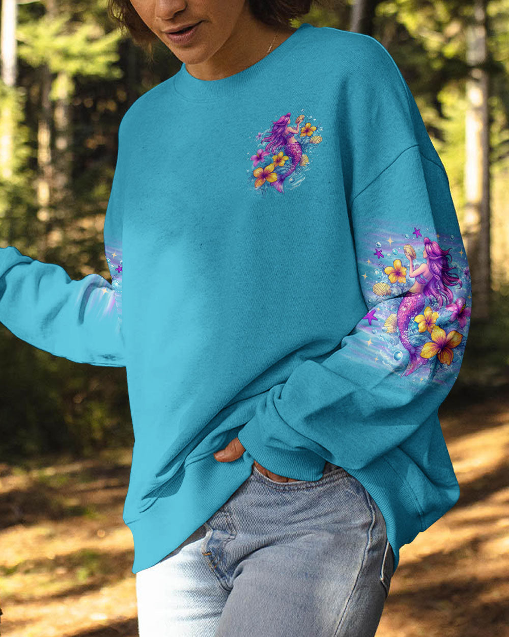 BLISSCORNERS SALTY LIL' BEACH MERMAID ALL OVER PRINT