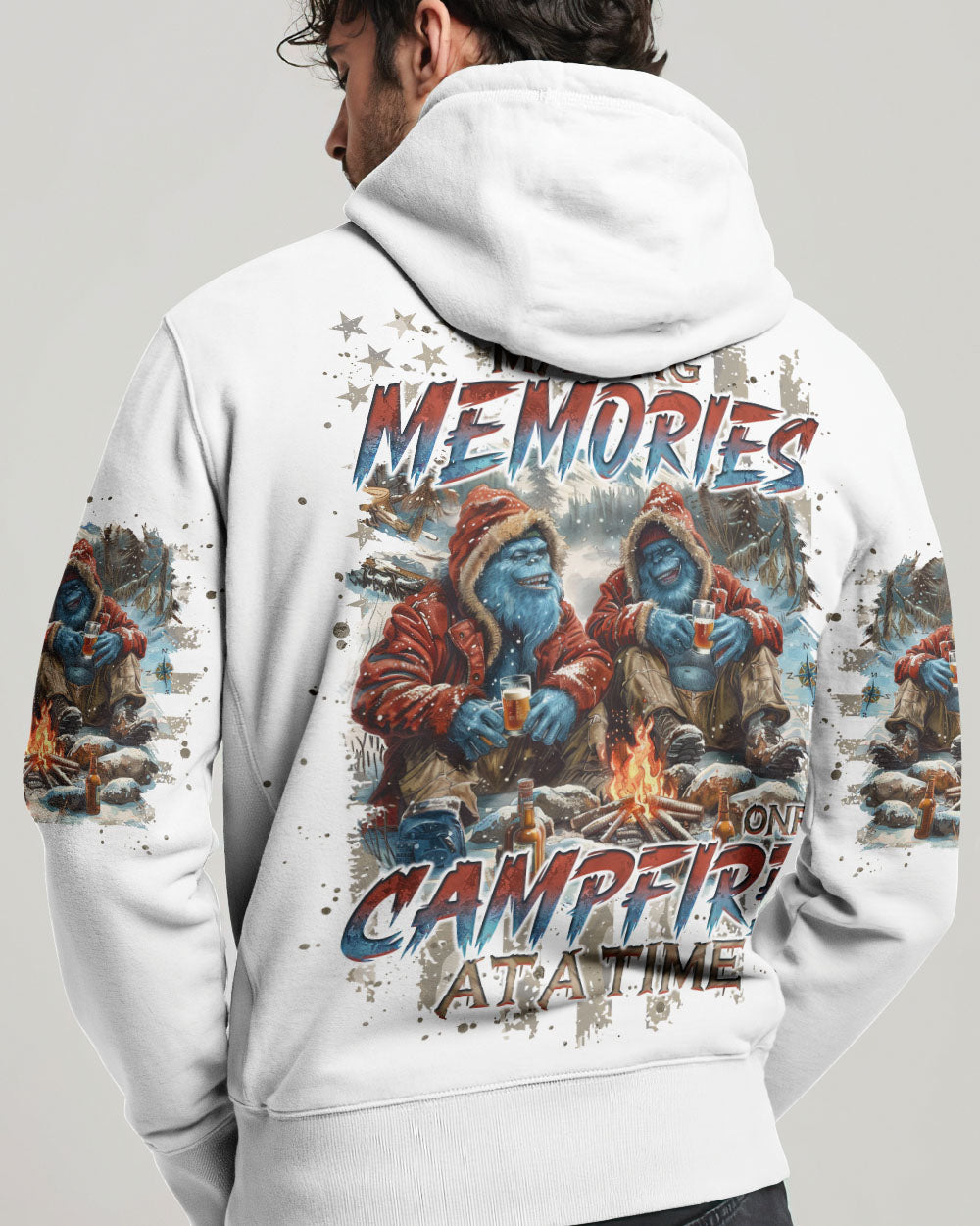 BLISSCORNERS MAKING MEMORIES ONE CAMPFIRE AT A TIME BIGFOOT ALL OVER PRINT