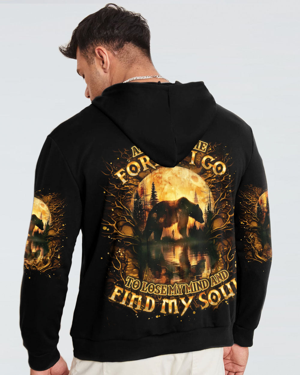 BLISSCORNERS AND INTO THE FOREST I GO BEAR ALL OVER PRINT