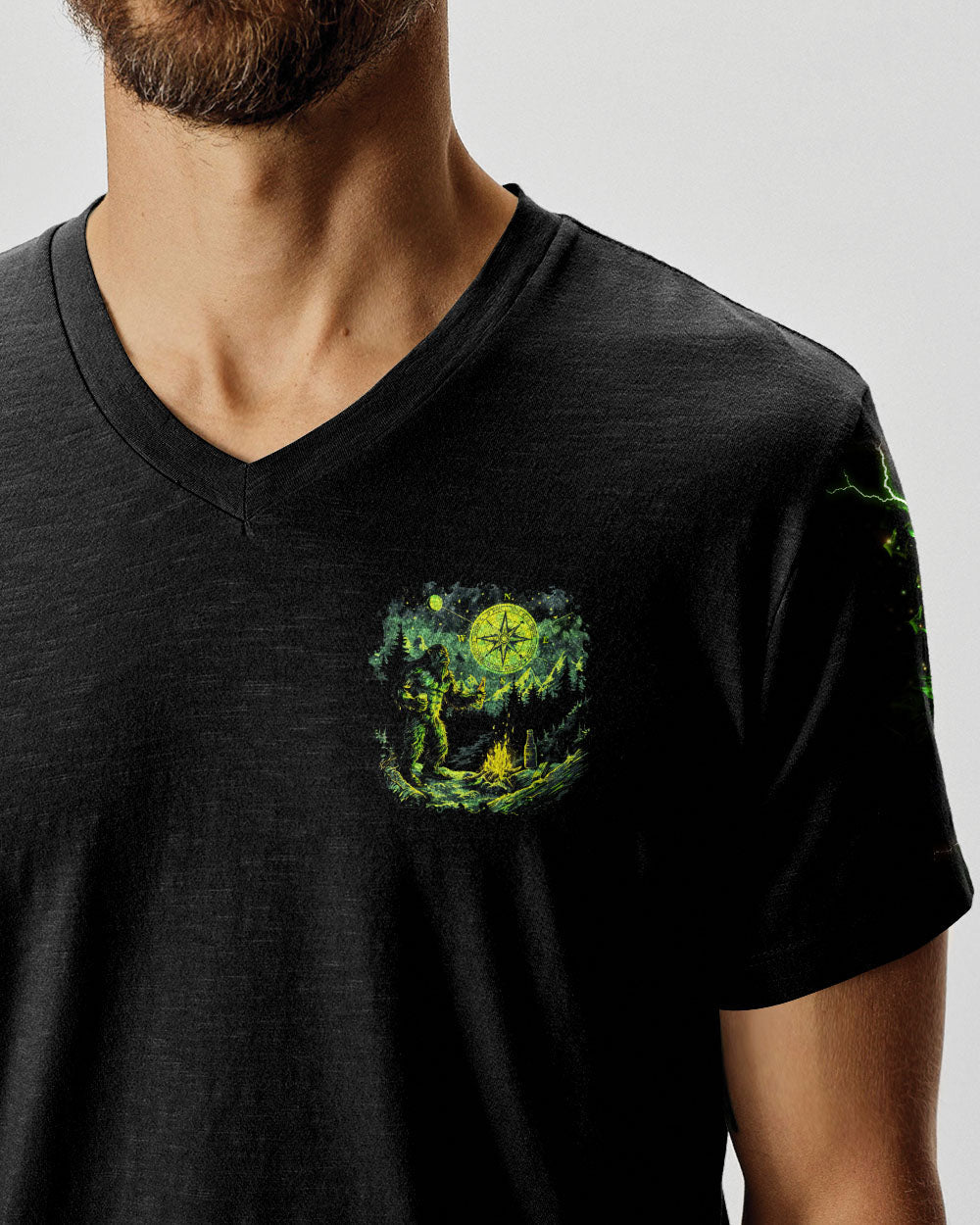 BLISSCORNERS I PARTY WITH SASQUATCH BIGFOOT ALL OVER PRINT