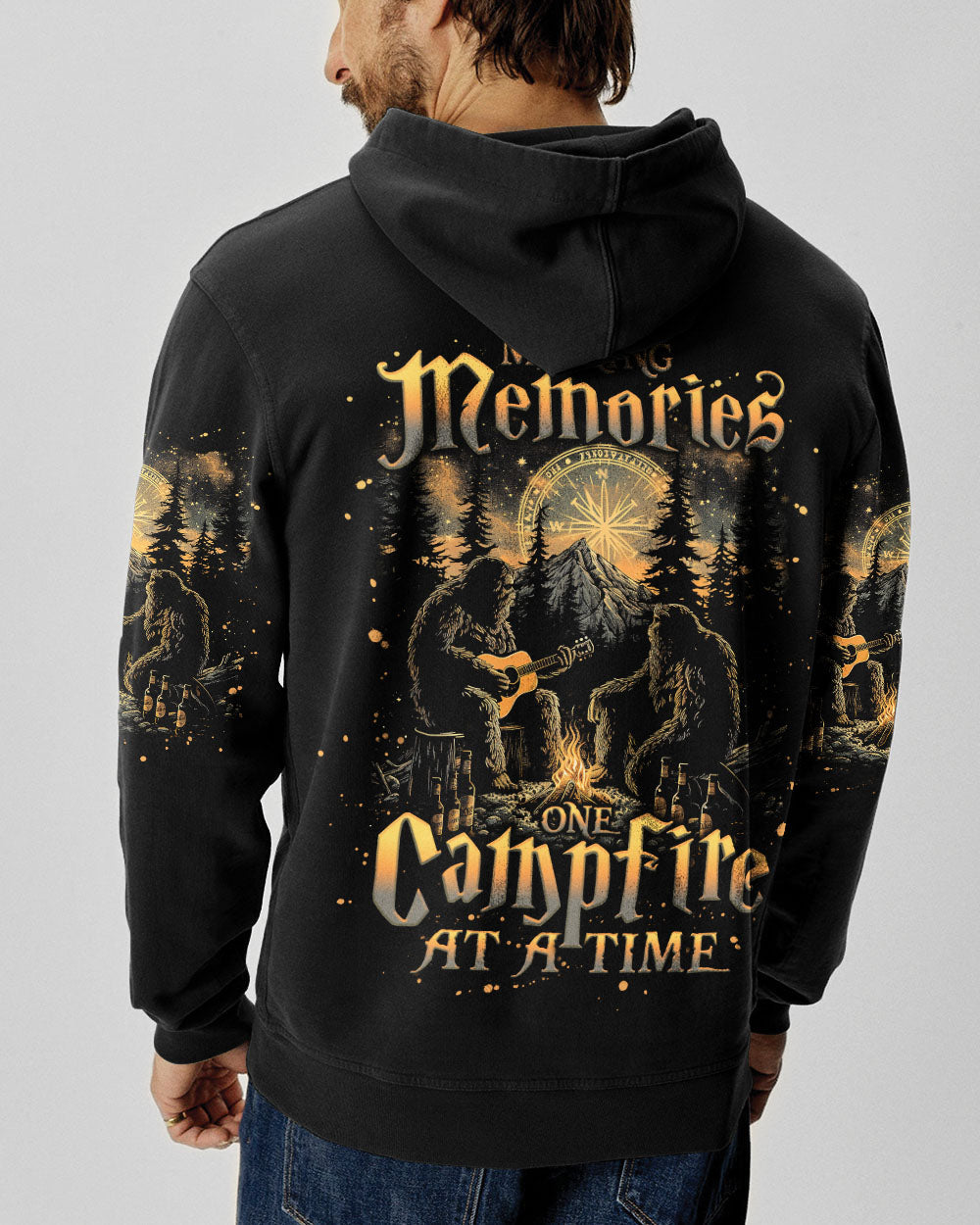 BLISSCORNERS MAKING MEMORIES ONE CAMPFIRE AT A TIME BIGFOOT ALL OVER PRINT