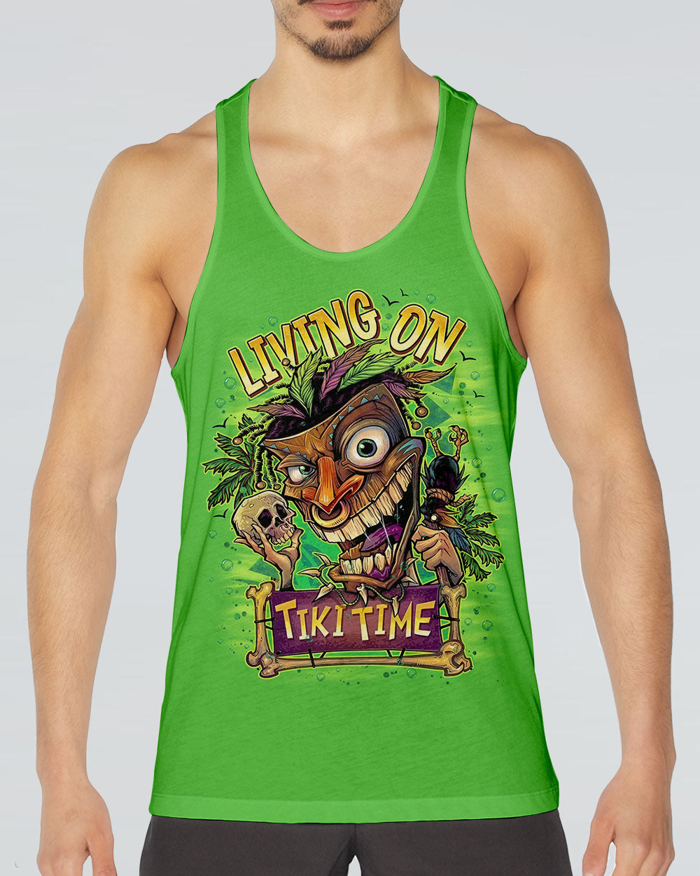 BLISSCORNERS LIVING ON TIKI TIME ALL OVER PRINT